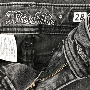 Miss Me Womens Size 28 Skinny Black Jeans